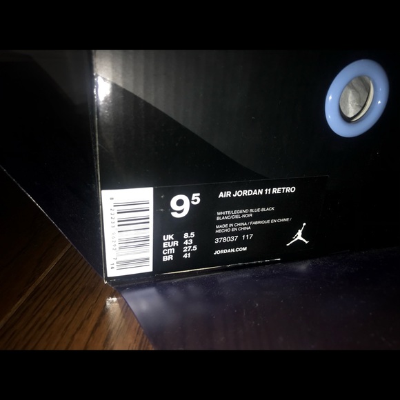 Jordan 11 Legend Blue size 9.5 OG all - Picture 8 of 9